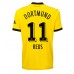 Borussia Dortmund Marco Reus #11 Voetbalkleding Thuisshirt Dames 2023-24 Korte Mouwen